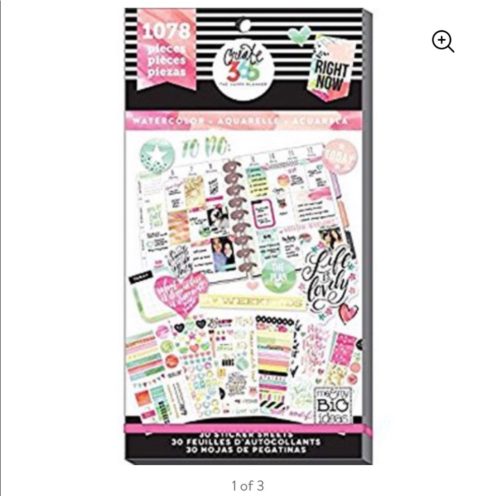 Happy Planner value pack watercolor stickers